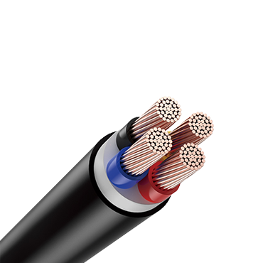 PVC绝缘和护套四芯非铠装铜电缆