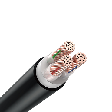 PVC绝缘和交联料三芯非铠装铜电缆