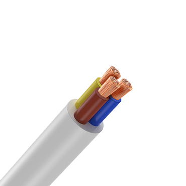PVC绝缘和护套圆形铜柔性三芯电缆
